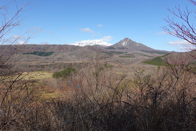 岡山県真庭市の蒜山下徳山 蒜山大山スカイラインからの眺望