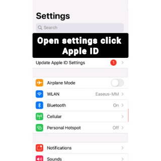 How to open Apple ID