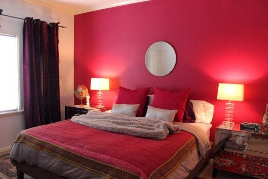 red bedroom designs