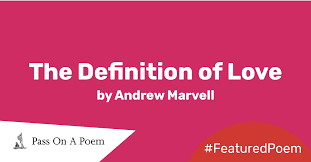 Metaphysical elements in The Definition of Love by Andrew Marvel