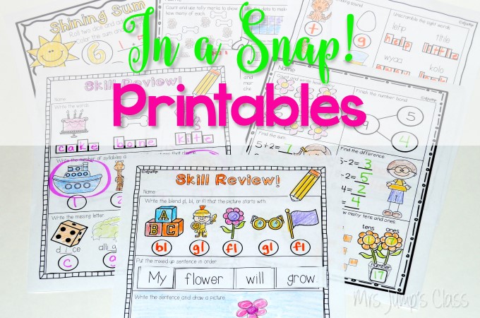 Free home management printables math worksheets