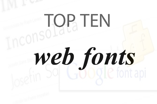 Top Ten Free Google Web Fonts For your Next Web Project Typography