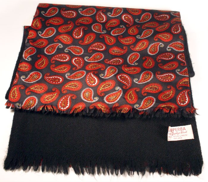 wool and silk scarf