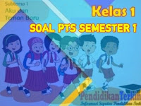 Soal PTS Kelas 1 SD/MI Tema 2 Semester 1 2021 Kunci Jawaban dan Kisi-Kisi Soal, Terkini