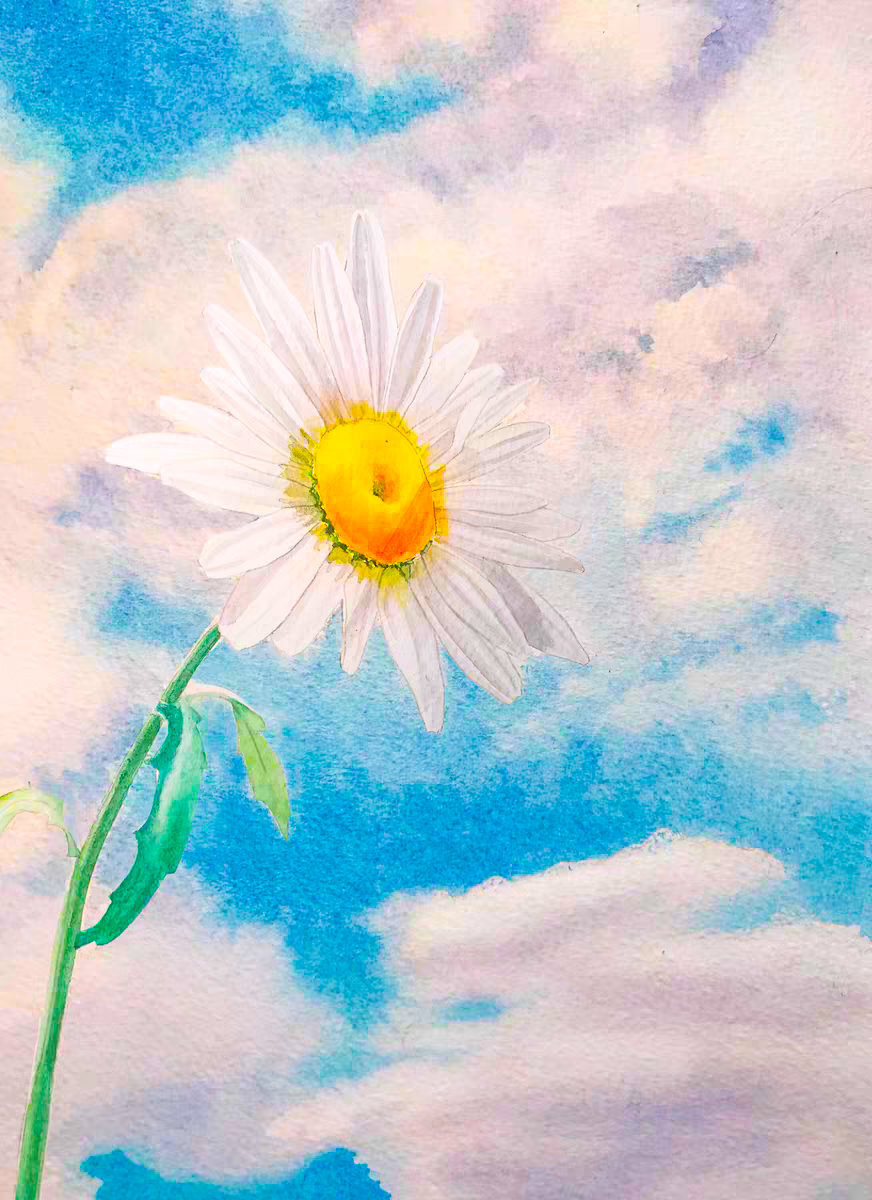 18Flowers Watercolor painting skill tips, come to see my tips-hinewme