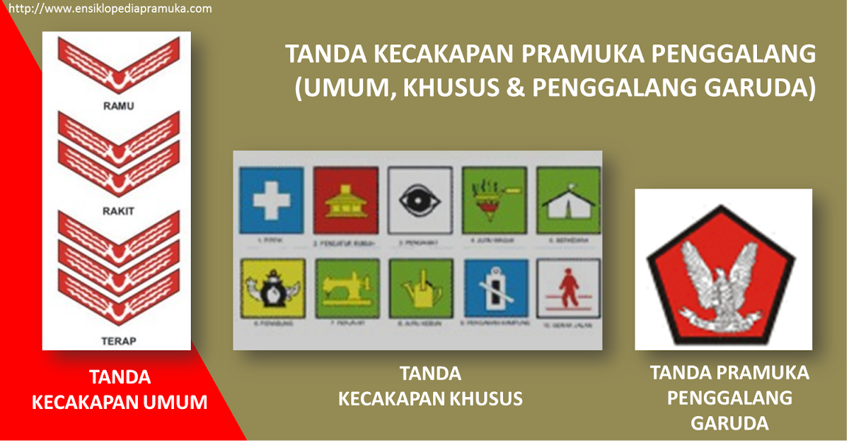 Sejarah Pramuka  Syarat Tanda Kecakapan Pramuka  