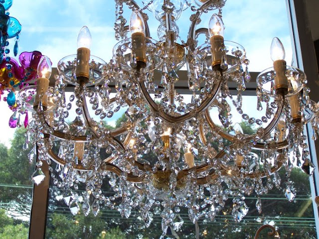 Vintage Crystals Chandelier