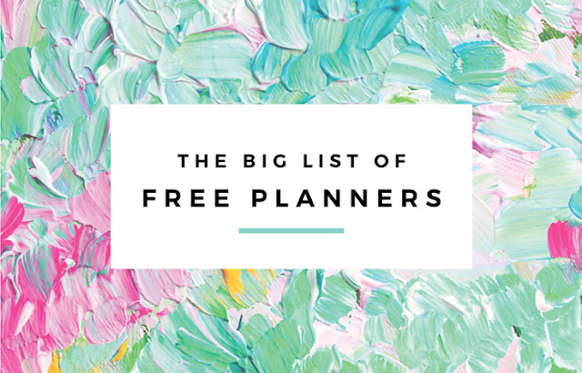 The Big List of Free Planners - The guide to all my free printable planners and organizers in both the Classic and Irma styles. By Eliza Ellis.