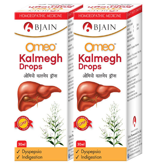 Double Pack of Omeo Kalmegh Drops Bjain | Available