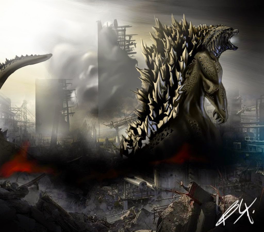 KUMPULAN GAMBAR FILM GODZILLA 2014 TERBARU Animasi Godzilla Vs Muto