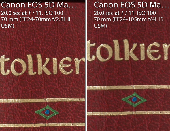 24-70 f/2.8L II @ f/11 (left) and 24-105mm @ f/11 (right)
