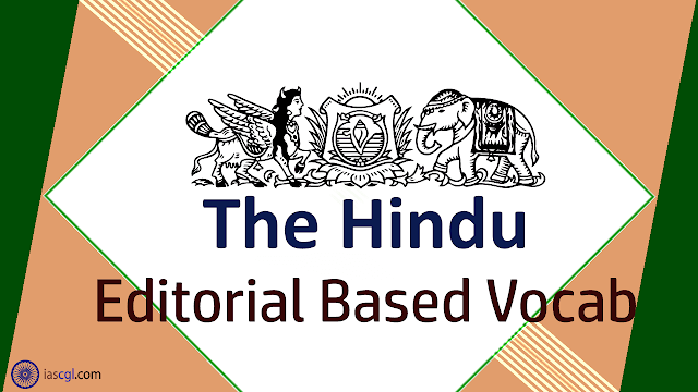 The Hindu Vocab 04 September 2018