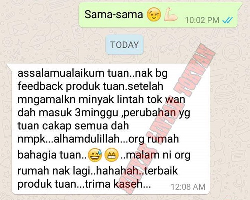 Petua Minyak Lintah Tokwan Turun-Temurun: Kesan Yang 