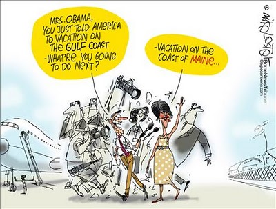 Image result for obama vacations cartoons