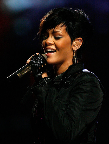 Rihanna Angle Bob Hairstyle