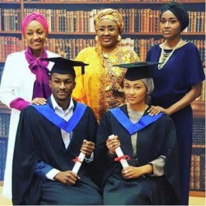 PICTURES: President Buhari's children graduate from University of Surrey, United Kingdom