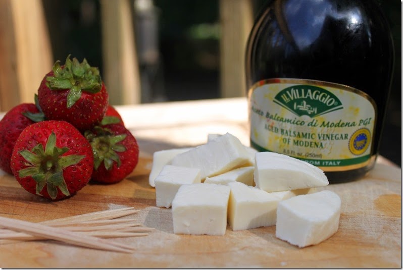 Mozarella and Strawberries 005