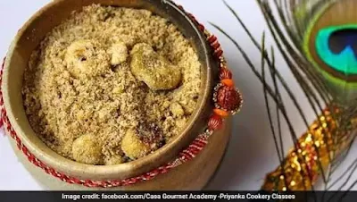Did you know that Panjiri, a sweet dish of Punjab origin, considered a powerhouse of nutrition, is one the 'chappan bhog' offered to Lord Krishna on this Krishnjanmashtami day?