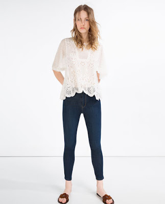 Zara Embroidered Blouse