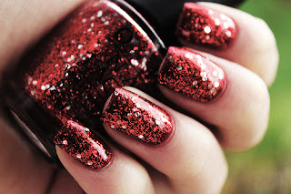 Red Christmas Nail paint