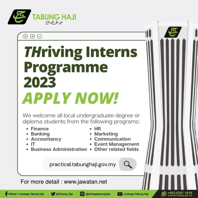 Lembaga Tabung Haji Internship Programe 2023