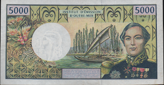 Territori francesi del Pacifico 5000 Francs 1996 P# 3e