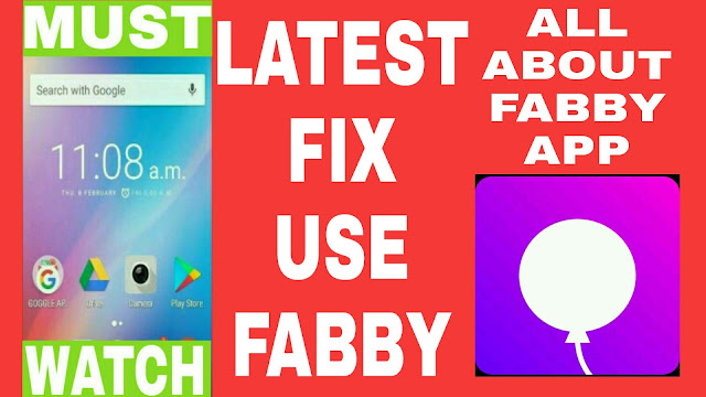 FABBY APP NOT WORKING SOLVED