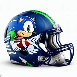 Seattle Seahawks Sonic Concept Helmet