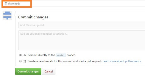 Commit changes