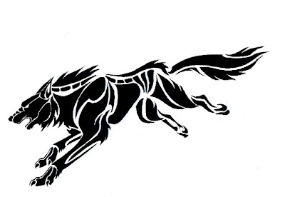 Wolf Design For Tribal Tattoo Idea Picture1