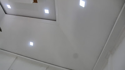 Bentuk Plafon Mushola TMMD 118 Kodim 1305/BT Berbeda "Miring"