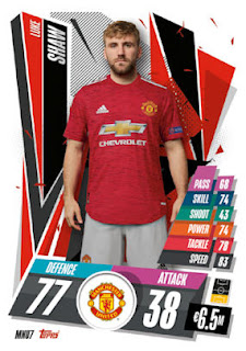 Topps Match Attax 2020-2021 Manchester United FC Set