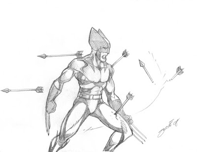 Wolverine in action