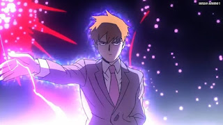 モブサイコ100アニメ 1期12話 霊幻新隆 強い れいげん Reigen Arataka CV.櫻井孝宏 | Mob Psycho 100 Episode 12