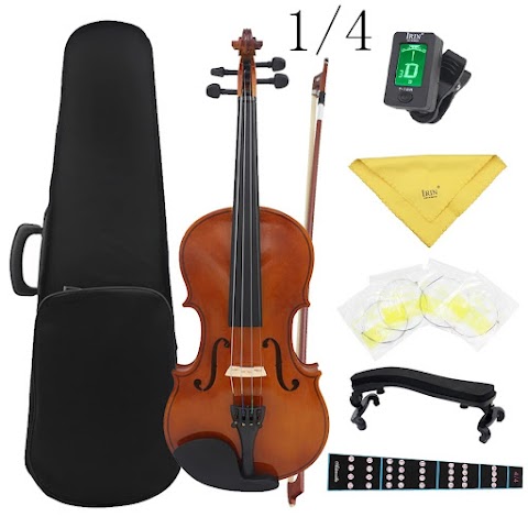 Astonvilla AV-105 4/4 Violin Full Size Basswood Body Acoustic Violin Fiddle With Case Bow Strings Shoulder Rest Tuner Cloth