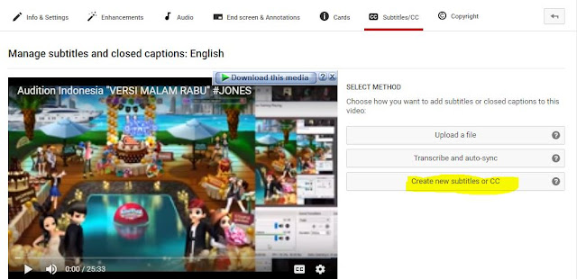 Cara Mudah Membuat Subtitle Video Di Youtube