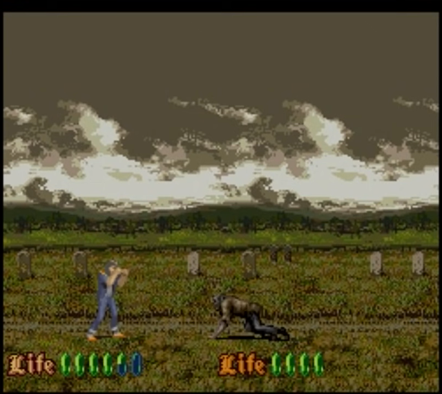 Nosferatu SNES zombie fight screenshot