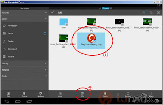 Cut images files How to move PC files(image, music, video, etc..) to BlueStacks Android emulator access files images videos music from Android emulator