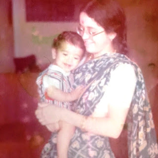 Ekayani and Son during ISKCON cult