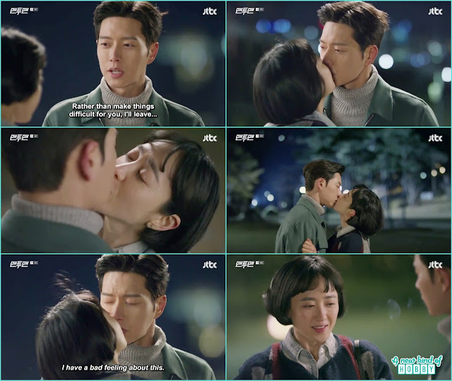 guard kim meet again with Do Ha to clear the misunderstanding but Do Ha kissed him - Man To Man: Episode 5 