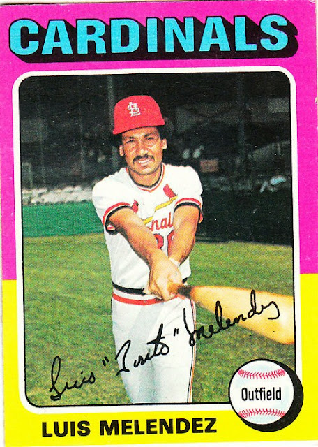 1975 Topps (it's far out, man): #353 - Luis Melendez