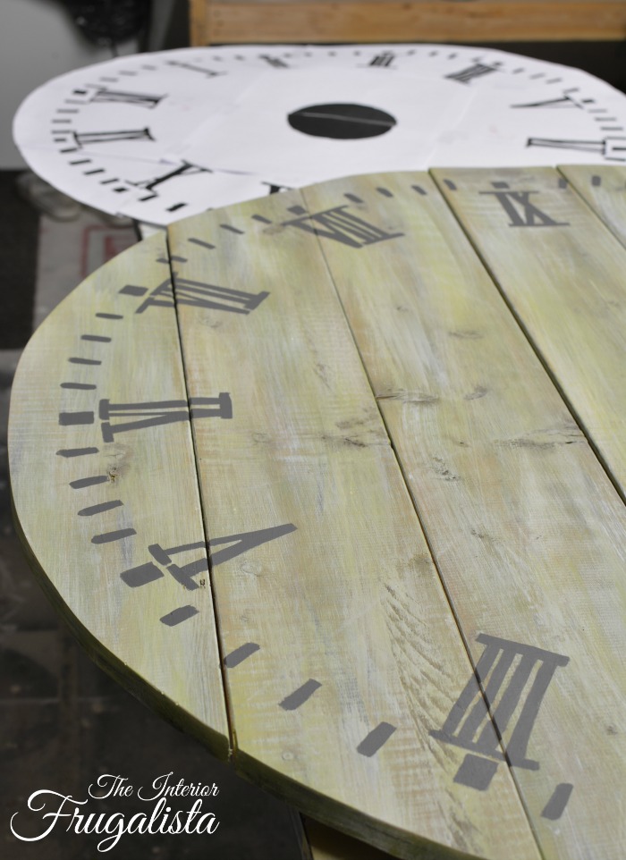 38-Inch Fence Board Clock