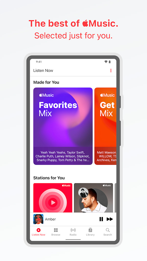 Apple Music - Đăng nhập vào trình phát web Apple Music a3