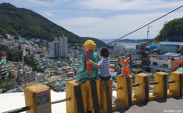 El Principito y el zorro de Gamcheon en Busan