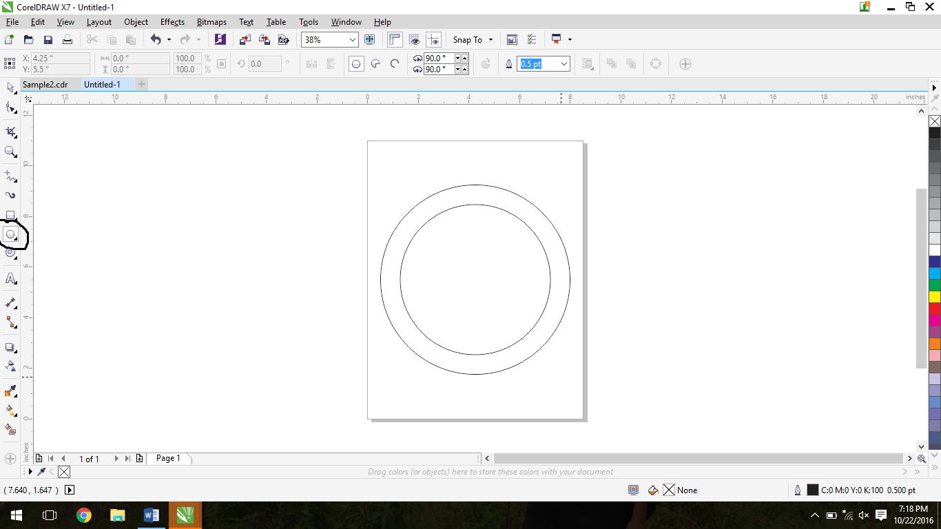  cara  membuat  jam di  corel draw  CHEMIX AJA