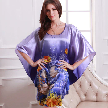  Plus Size Silk Lady