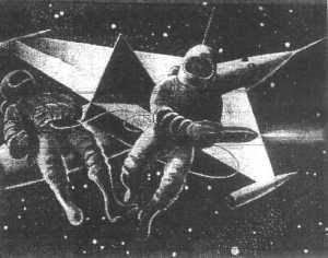 Radio Times illustration for Orbiter X