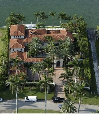 Cher's house(former) - Miami Beach real estate on La Gorce Island in Miami Beach Florida