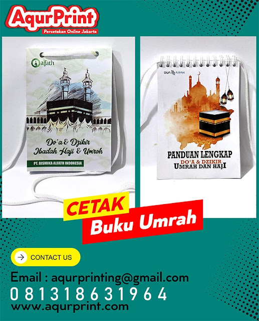 CETAK BUKU UMROH PANDUAN MANASIK UMRAH HAJI