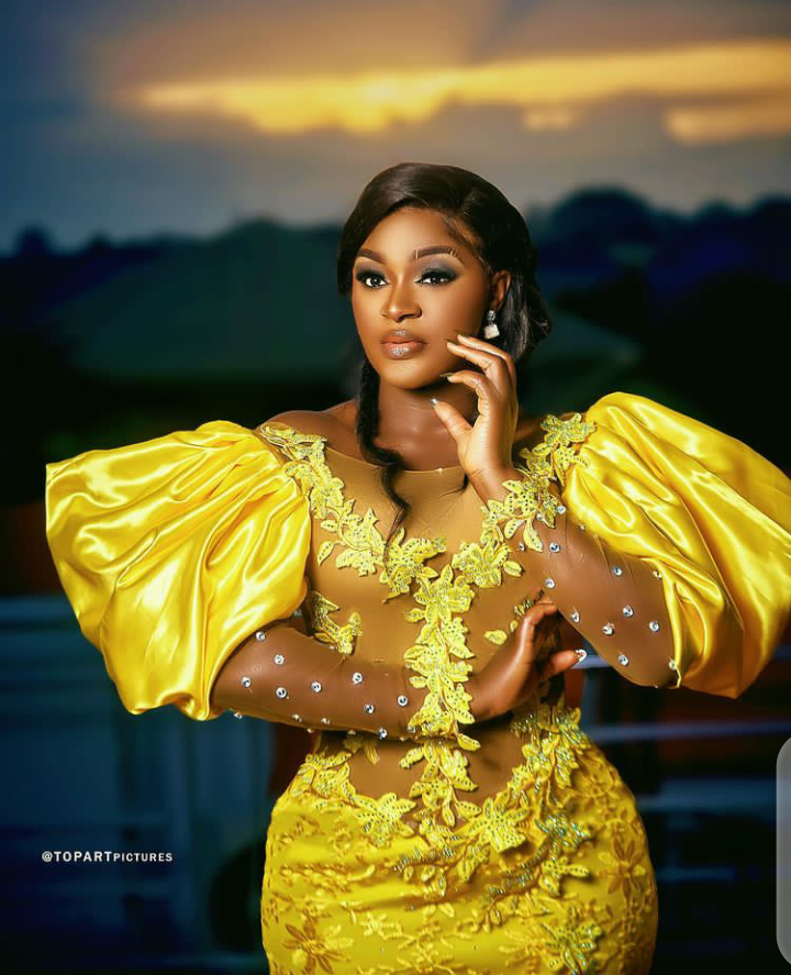Actress Chacha Eke stuns in yellow outfit as she celebrates her birthday today - See photos